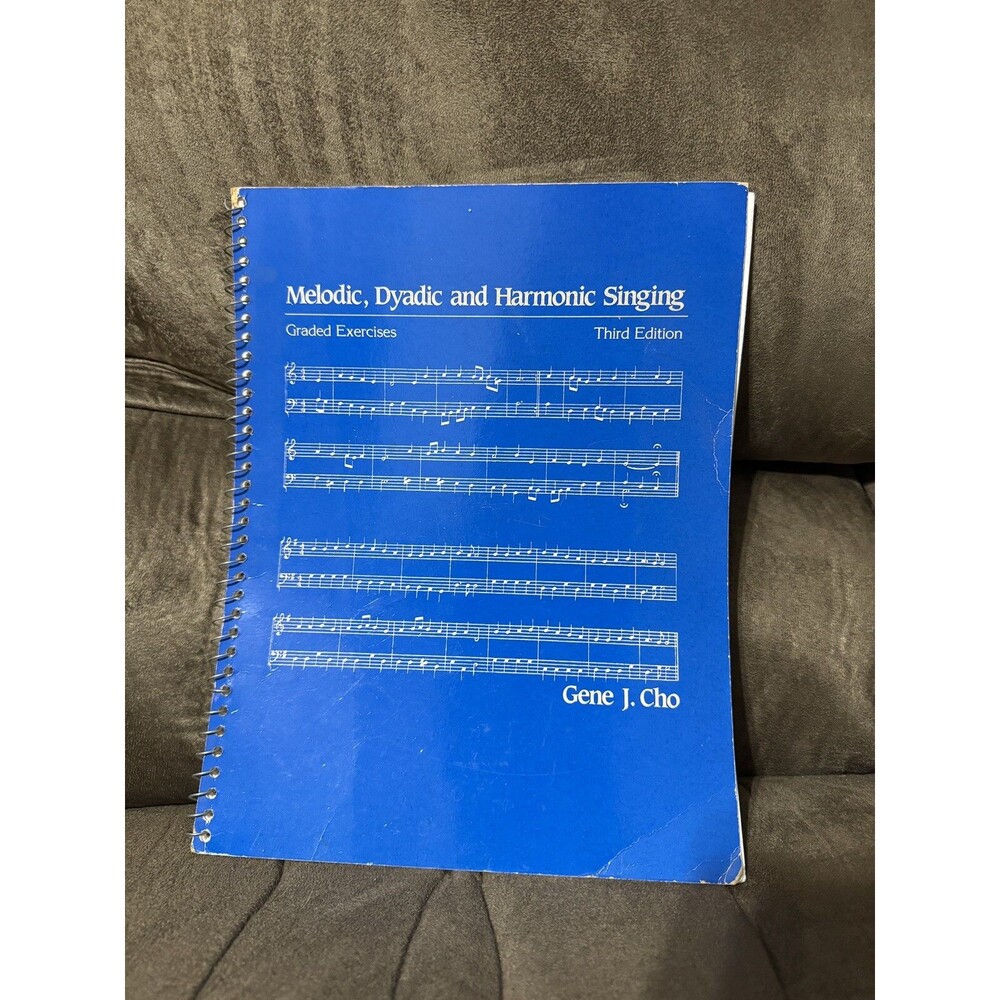 Melodic Dyadic Harmonic Singing Graded Exercises Gene Cho 3rd Edition Book Music